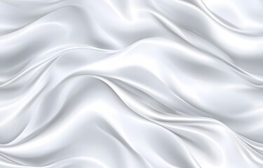 Fototapeta premium Abstract white background with smooth curved lines