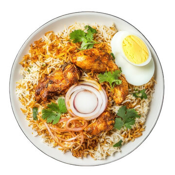 A plate of Biryani. Arab Food

