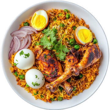 A plate of Biryani. Arab Food