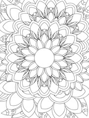 Flowers Coloring Book Pages Flowers Patterns
