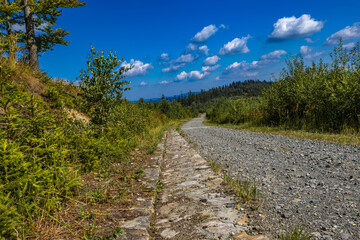 Mountain tourism, bicycle and hiking trails in the Beskids
