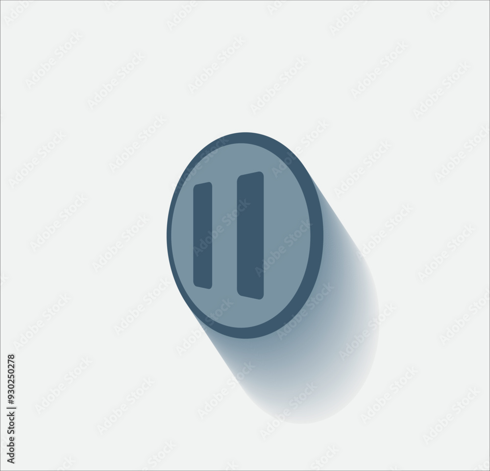 Aufkleber vector dark color icon with shadow on light background
