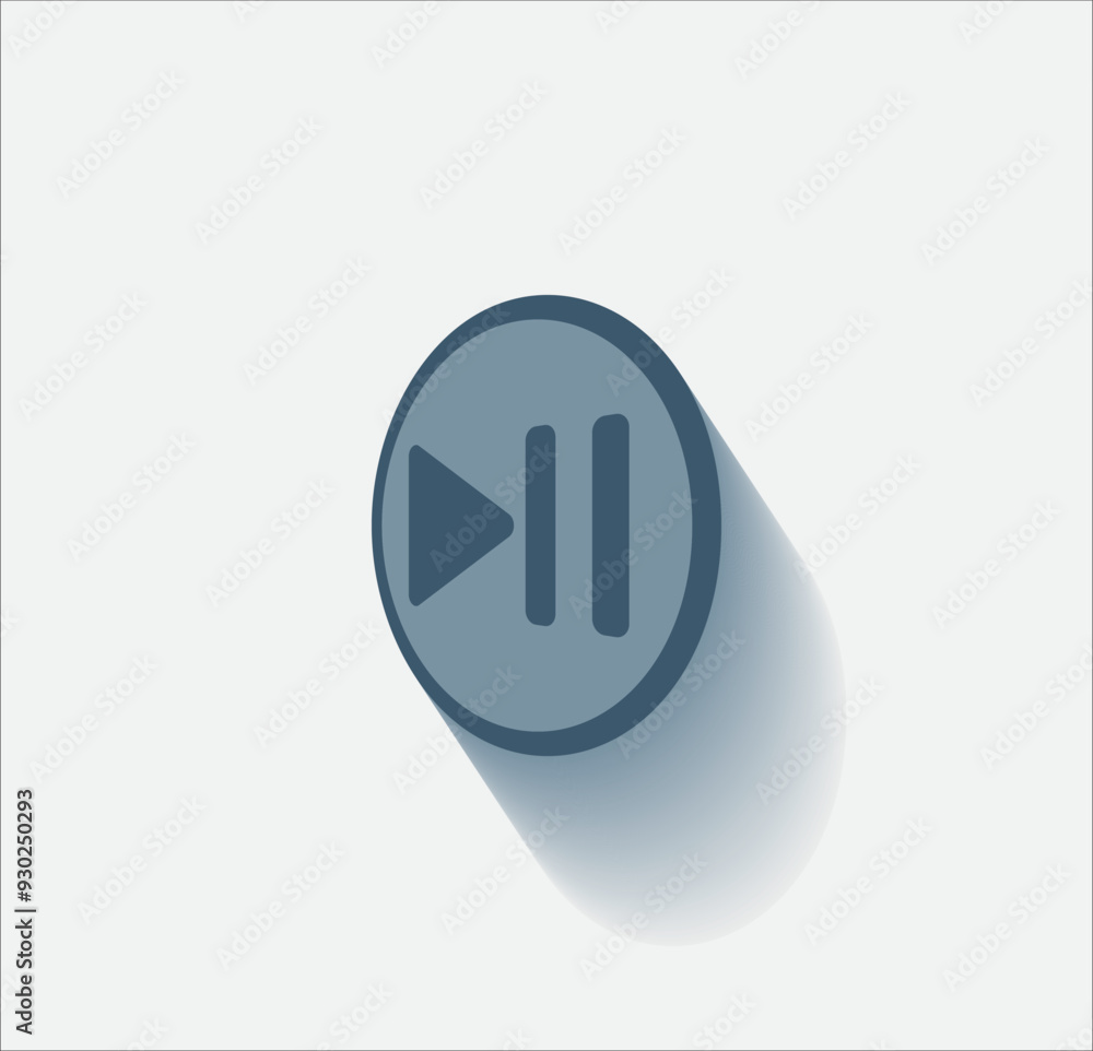 Aufkleber vector dark color icon with shadow on light background