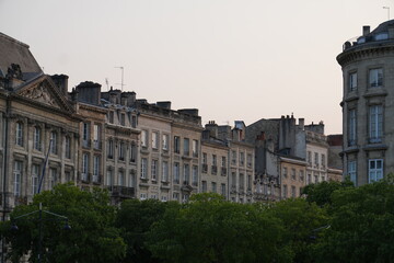 Bordeaux au crépuscule 