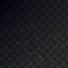 Fototapeta premium White_snowflakes_on_transparent_background_112.eps