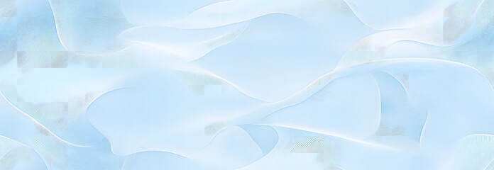 Light blue background with a seamless pattern of wavy lines