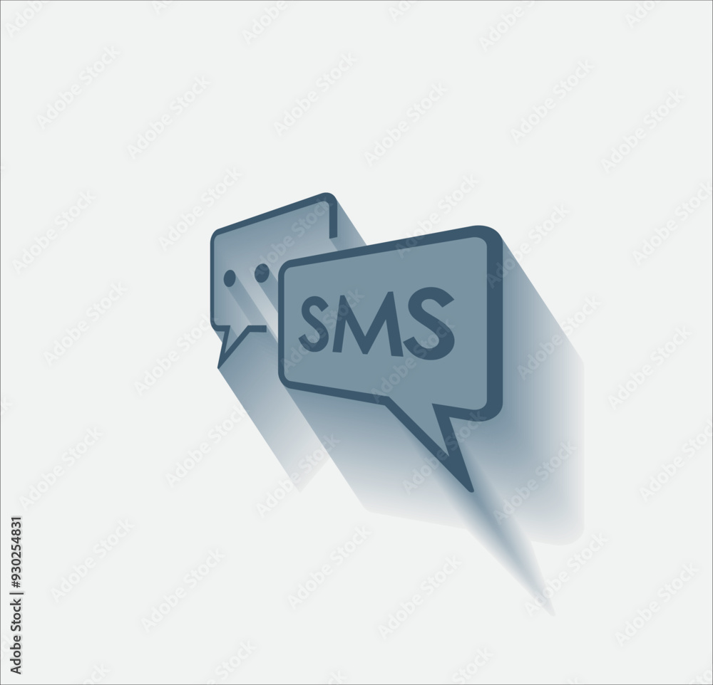 Poster vector dark color icon with shadow on light background