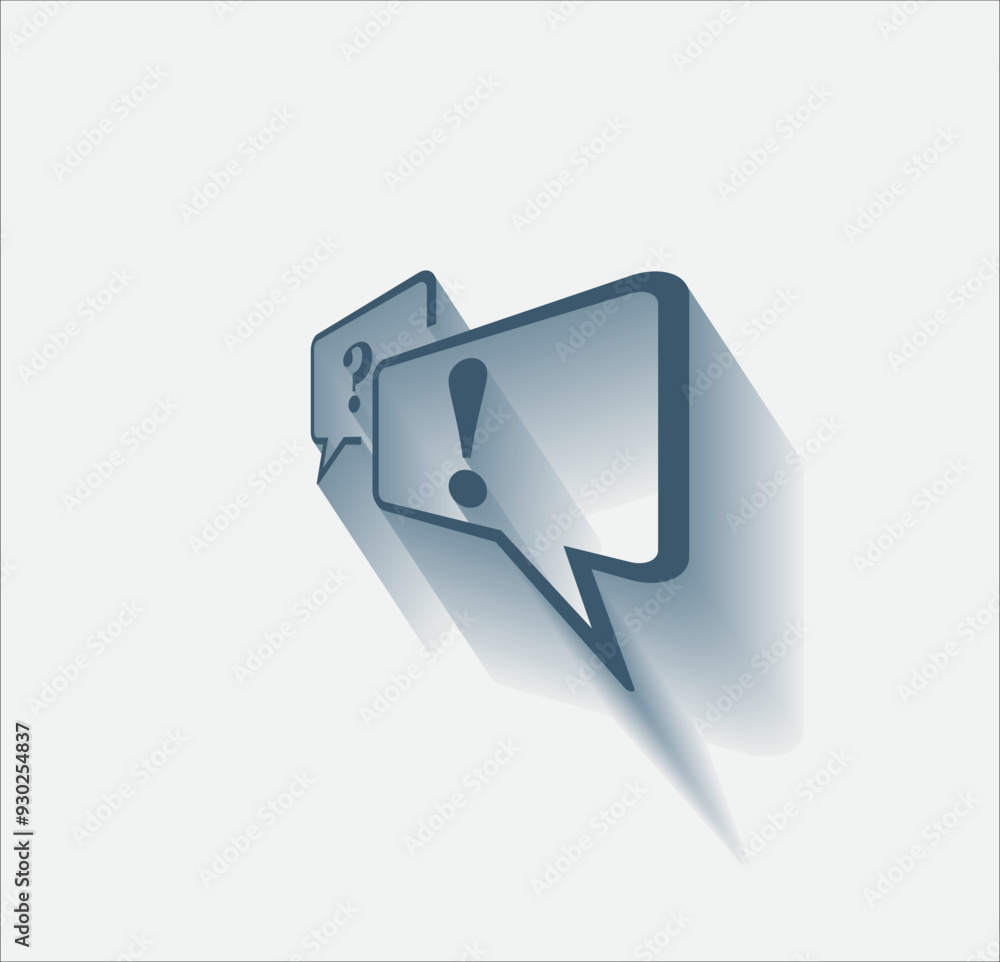 Aufkleber vector dark color icon with shadow on light background