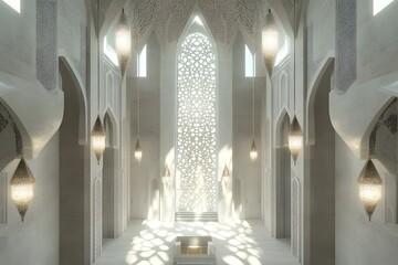 White Mosque Interior