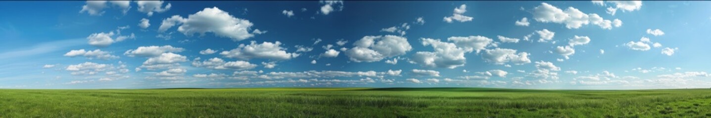 Obraz premium field and sky.