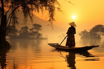 Outdoors vehicle sunset nature.