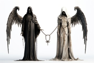 Angel adult bird representation.