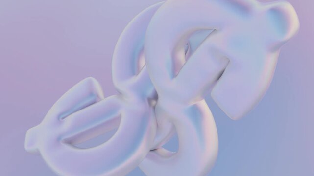 Soft and cute dollar signs