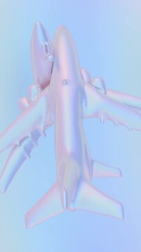 Vapor wave dancing airplanes