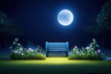 Night moon astronomy midnight.