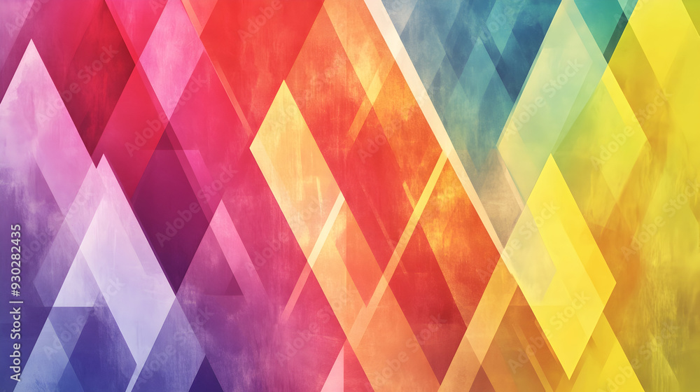 Poster abstract triangle pattern banner design