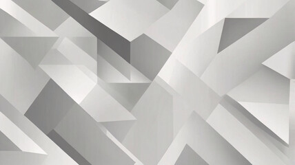 Diagonal Overlapping Rectangles and Parallelograms in White and Light Gray