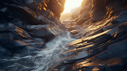 Close-up of Antelope Canyon&rsquo;s Unique Sandstone Curves, Detailed View of Antelope Canyon&rsquo;s Striated Rock Formations, Antelope Canyon&rsquo;s Winding Passageways in Close-up, Textured Rock Layers in Antelope 