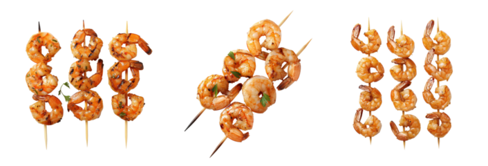 Grilled shrimp skewers for summer barbecue, perfect for celebrating Independence Day or addressing protein-rich diet needs