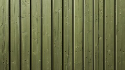 Fototapeta premium Green wooden wall