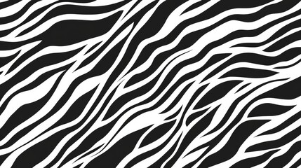 Zebra pattern with black and white stripes