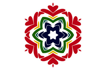 red and green ornament