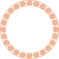 Circle frames and borders. Circle shape design.        