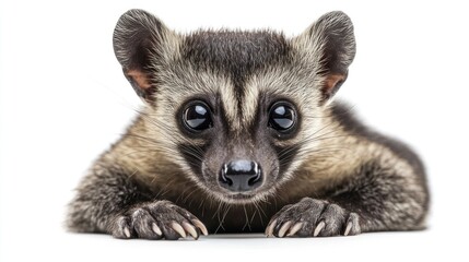Obraz premium Close-up Portrait of a Cute Civet