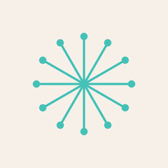 Mid Century Modern 50s Starburst Stars