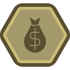 Money Bag Icon Design