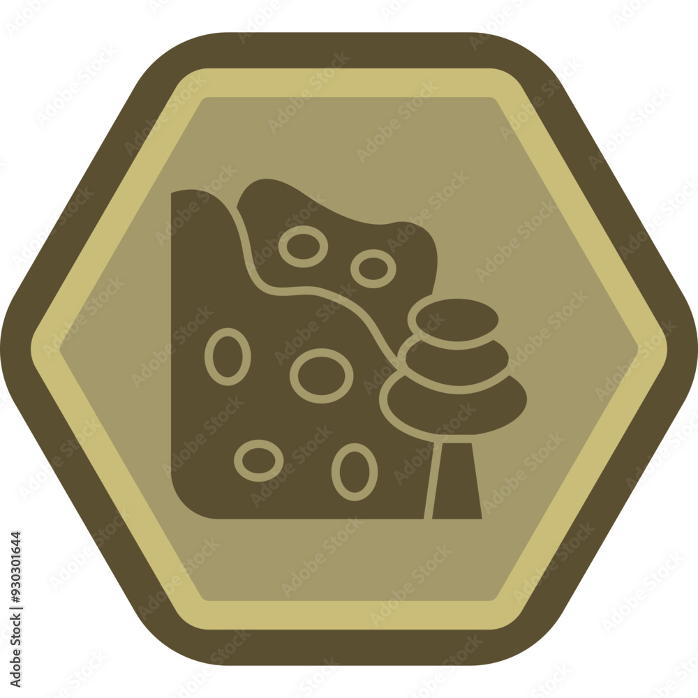 Sticker Avalanche Icon Design