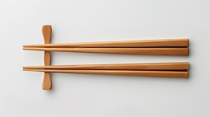 Set of chopsticks cut out, AI Generative
