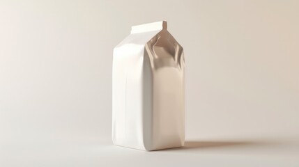 white background and An ultra realistic image of vanilla milk in a tetrapack. The background is white. The image is shot with a Nikon D850 DSLR 4k and, AI Generative