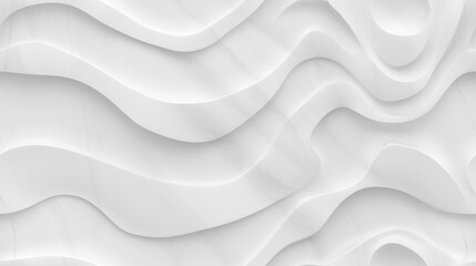 Obraz premium white marble, wavy textures, in the style of neo-geo minimalism, uhd image, zen buddhism influence, AI Generative