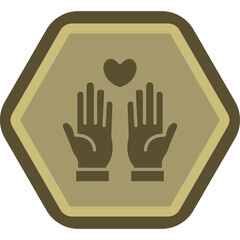 Prayer Vector Icon Design