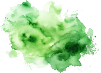 Green watercolor