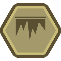 Stalagmite Vector Icon Design