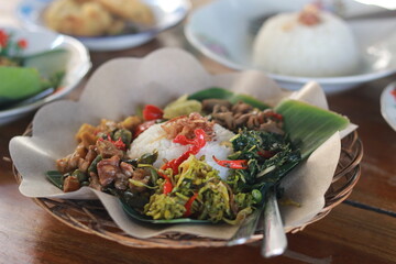 a photo of mixed rice