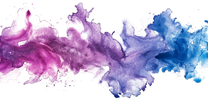 Blue and purple watercolor stripe background - Powered by Adobe