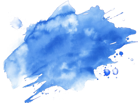 Blue texture Watercolor stain