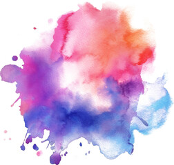 Colorful texture watercolor