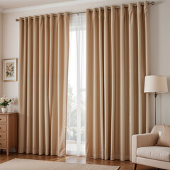 foto de cortinas largas en una sala 