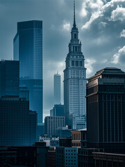 Fototapeta premium city skyline