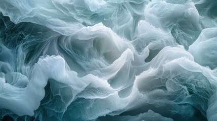 Obraz premium An abstract background of seawater flow under light exposure , ai