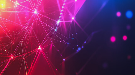 Fototapeta premium Abstract digital background electromagnetic wave background Innovation digital wave, information technology background and red luxury background with golden line decoration and curve light effect