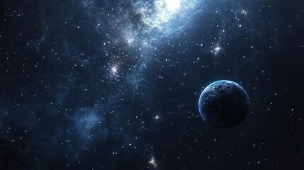 A Solitary Planet in the Vastness of Space