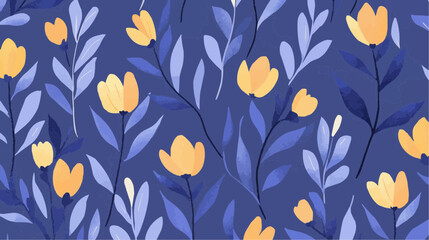 Obraz premium seamless floral pattern 