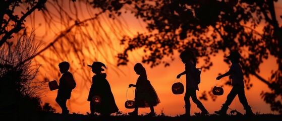 Halloween Parade at Twilight
