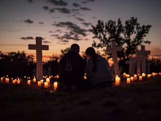 Remembrance and Serenity at the Cemetery
