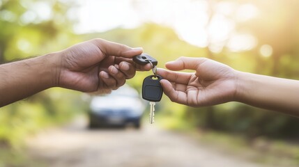 Handover of Car Keys